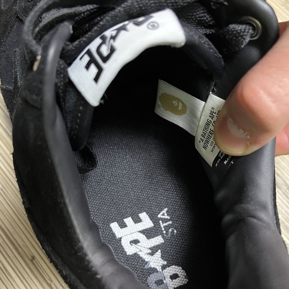 Bape Sta Black Low