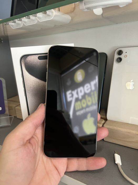  iPhone 15 Pro Max 256gb Natural Titanium Neverlock Ідеальний стан