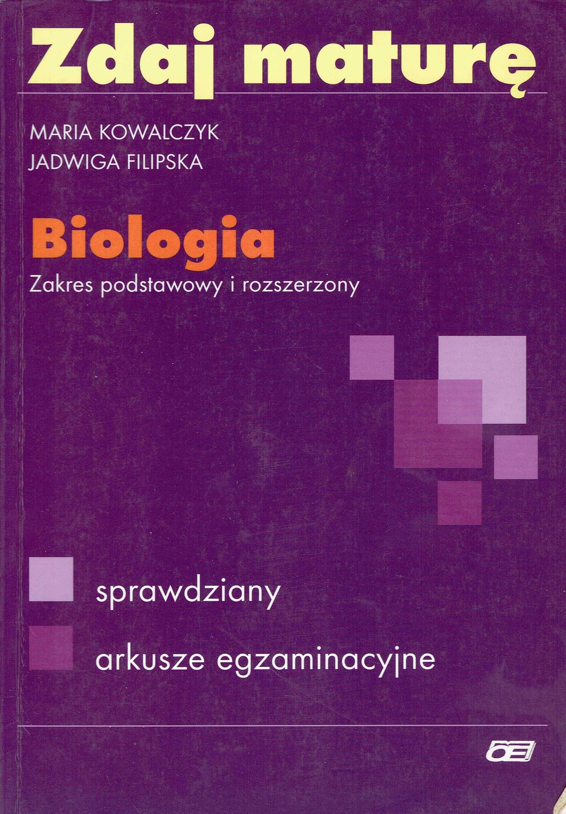 Zdaj maturę Biologia podstawowy rozszerzony Kowalczyk Filipska Pazdro