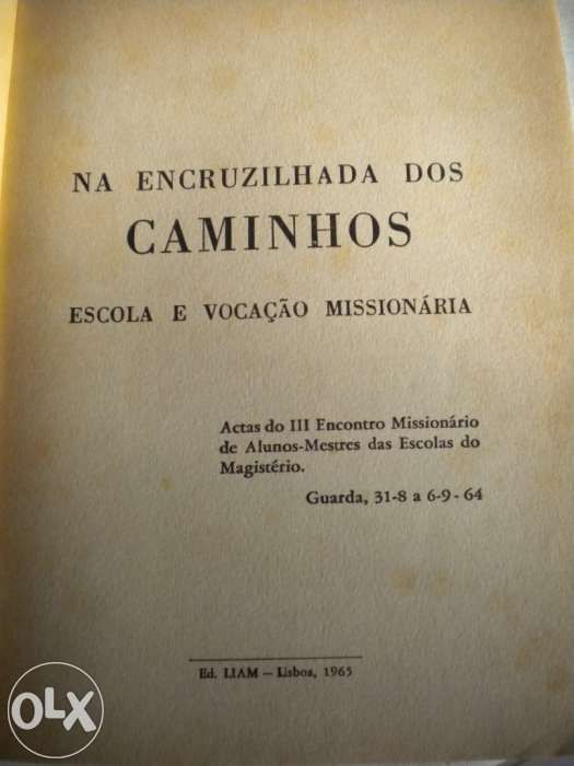 Livro antigo "A criança na encruzilhada dos caminhos"