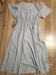 Nowa sukienka plus size xl XXL 42 44 46 błękitna w groszki