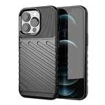 Thunder Case elastyczne pancerne etui pokrowiec iPhone 13 Pro czarny