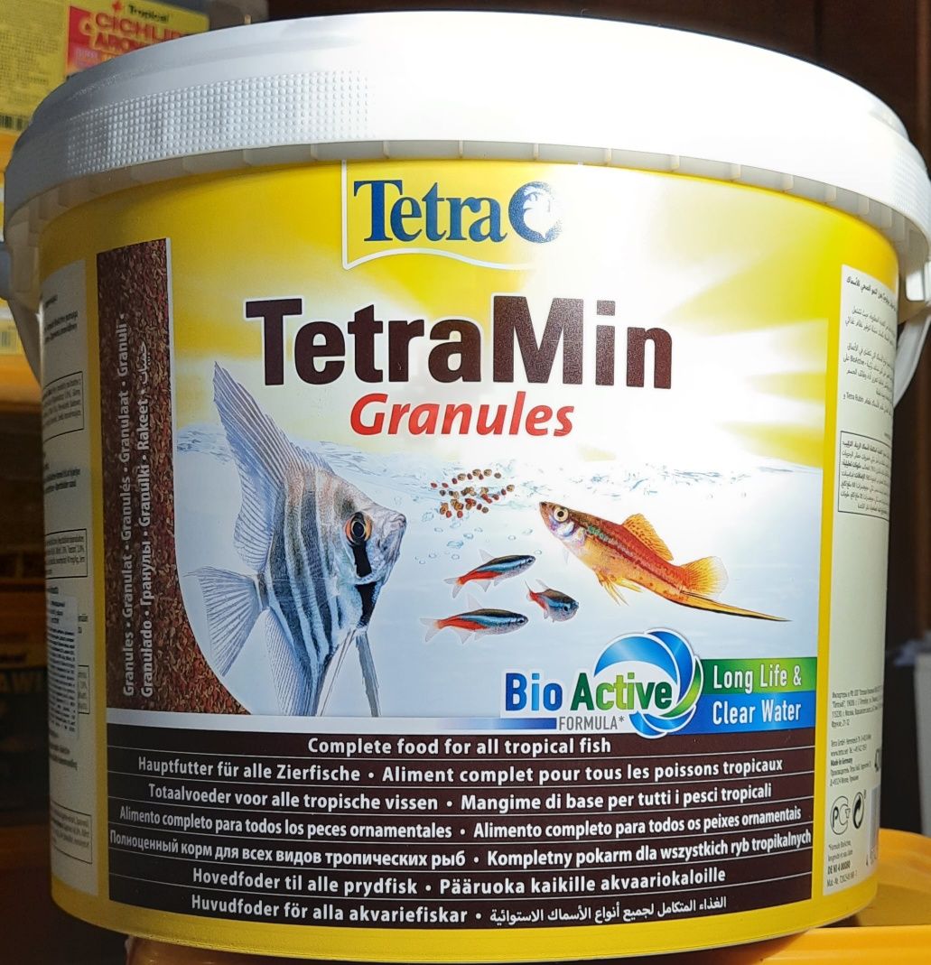 Tetramin granules Корма в ассортименте Тетра Сера Тропикал