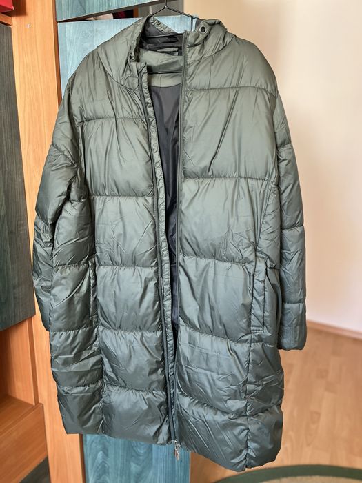 Пальто -пуховик на замку