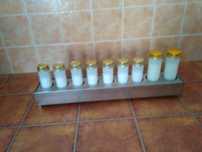 Suporte de velas em inox