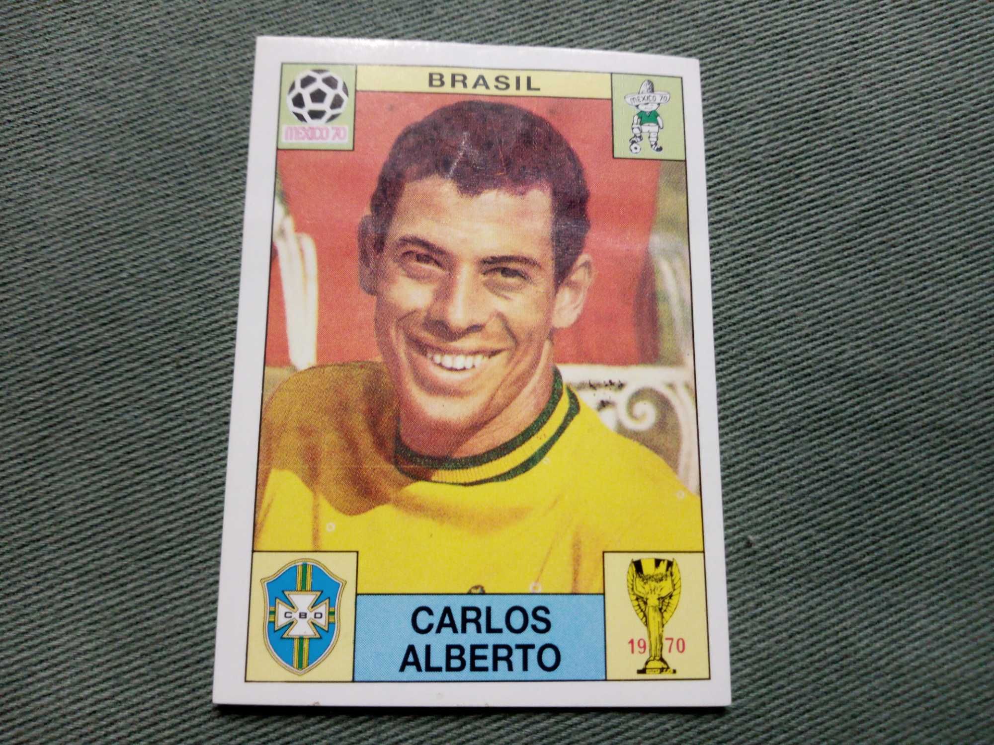 Cromo Panini World Cup Story de Carlos Alberto no Mundial 70