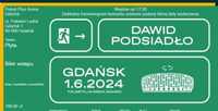 2 bilety koncert Dawid Podsiadło Gdańsk 1.06 plyta