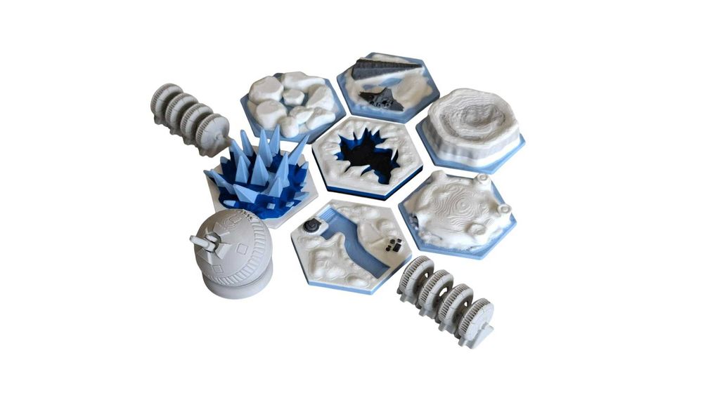 Bitwa o Hoth Hexy generator osłon działo jonowe 3D zestaw standardowy