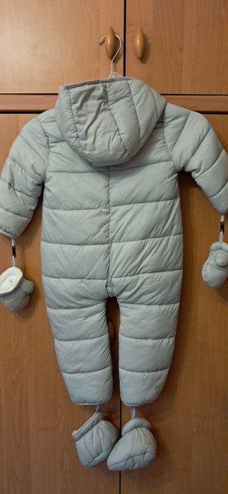 Kombinezon zimowy ocieplany Vertbaudet r. 86 na 18-24 m