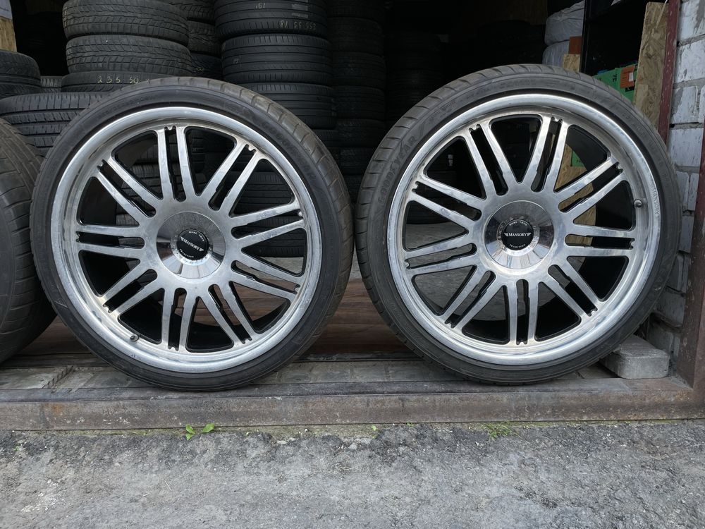 Диски Mansory R22 - 10J*22 H2, 5*112, з резиною 265/35 R22 GoodYear