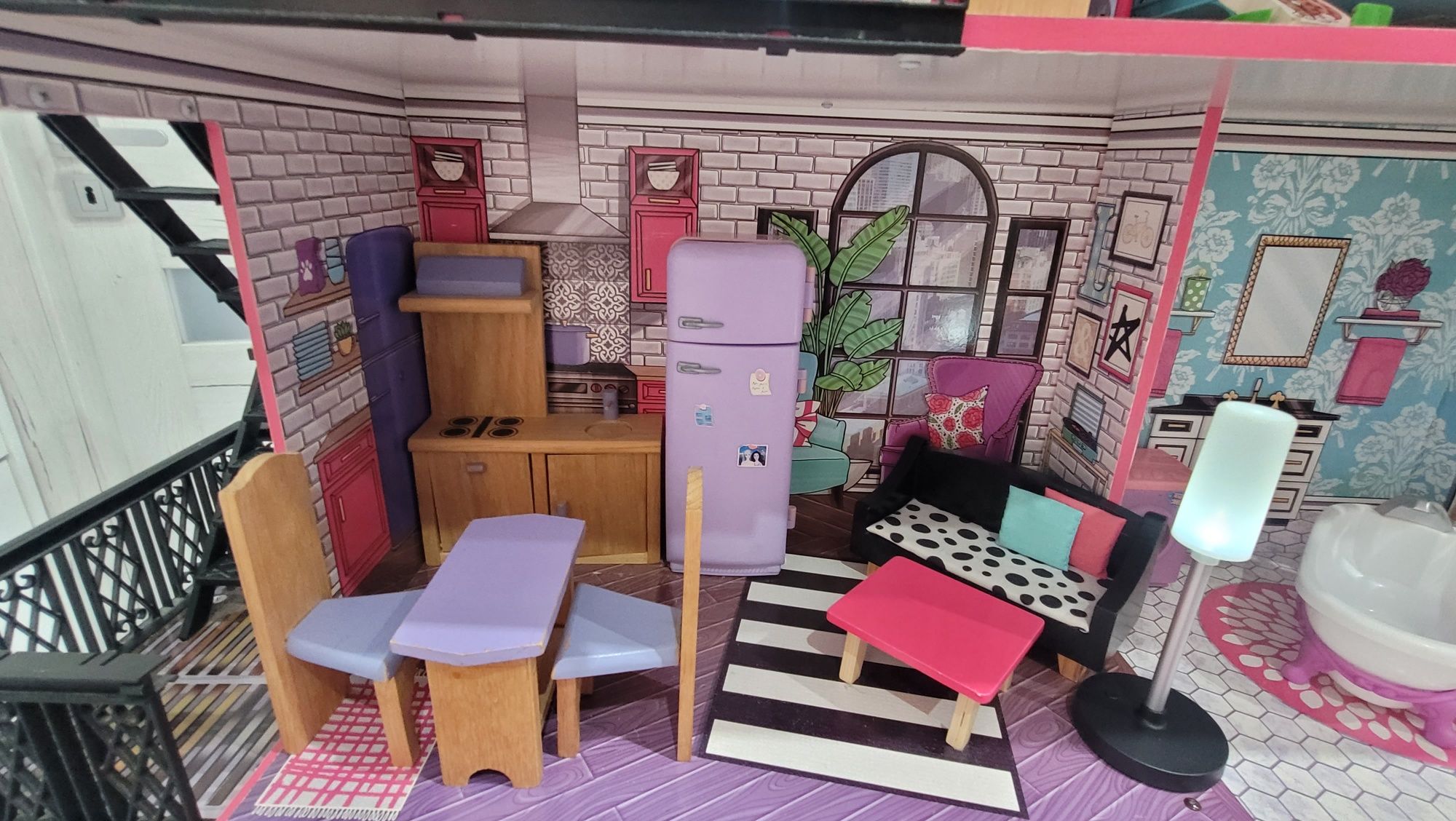 Domek dla lalek barbie Brooklyn Kidkraft