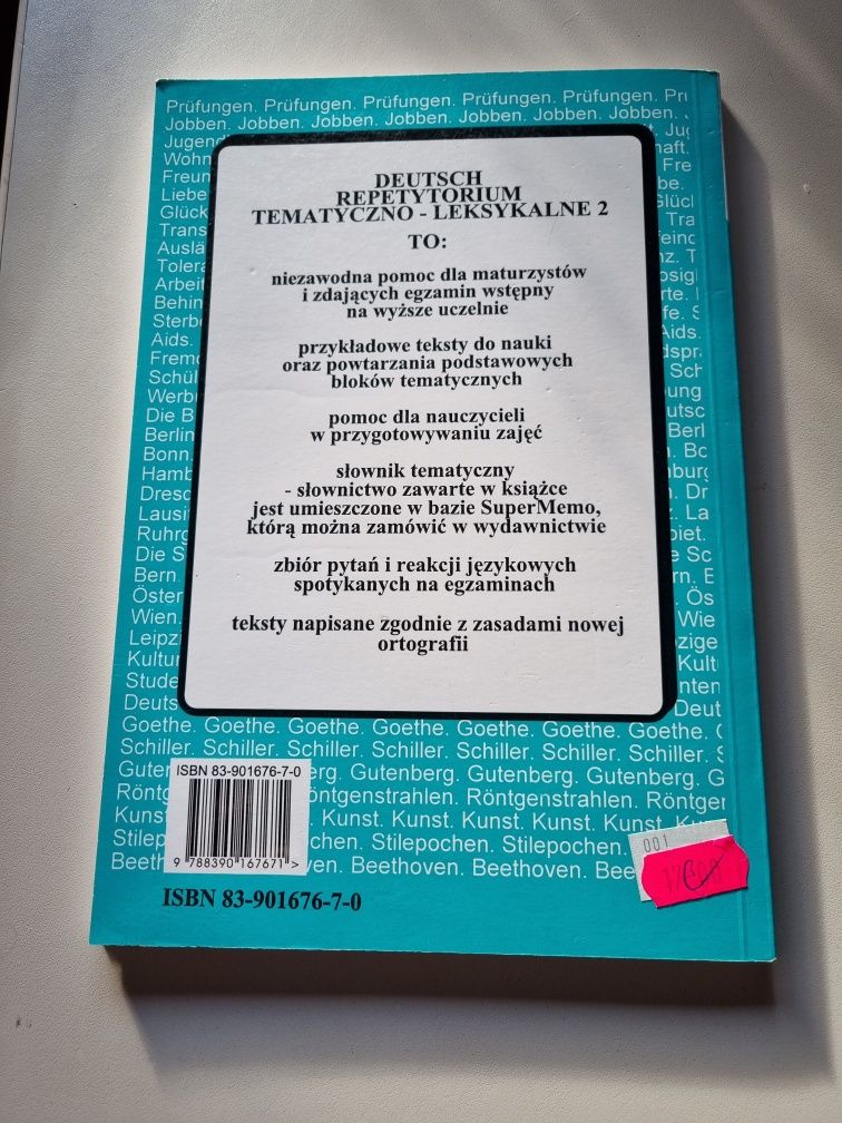 Deutsch Repetytorium tematyczno-leksykalne