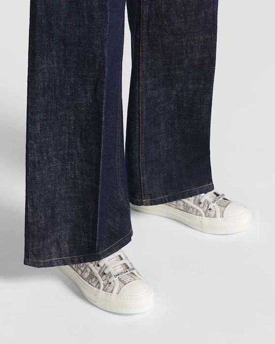 Кросівки Walk'n' Sneaker Oblique Embroidered Cotton Stone Gray