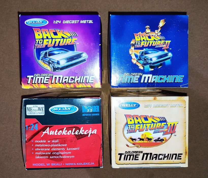 Modele Auta Powrót Do Przyszłości Back To The Future DeLorean 1/24