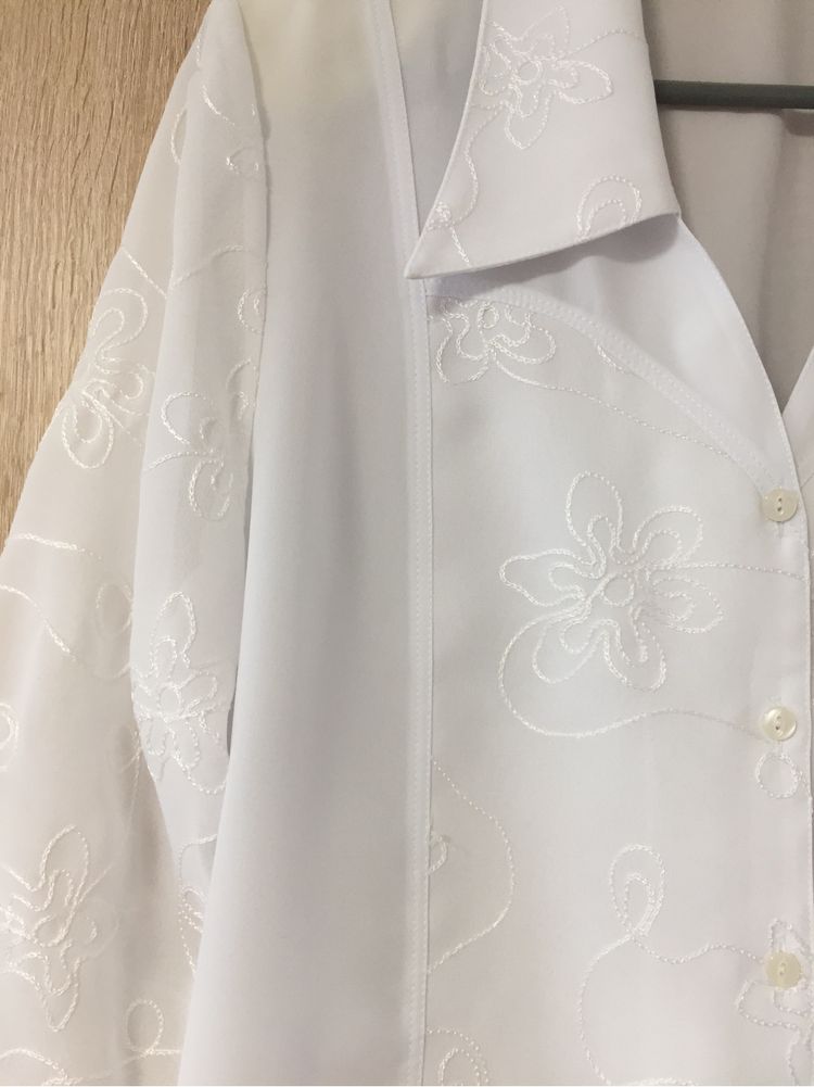 Bluzka koszula biala damska rozmiar XL/XXL