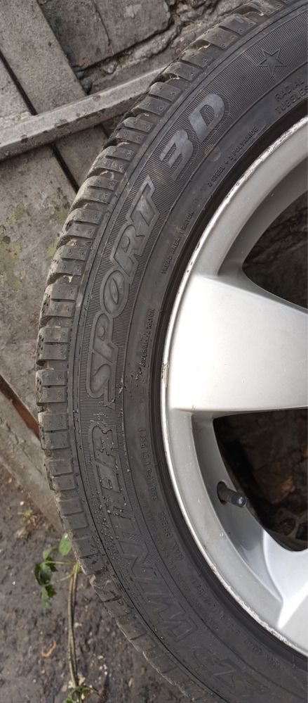 Диски БМВ з гумою 225/50/17. Колеса бмв з резиною. Диски BMW r17