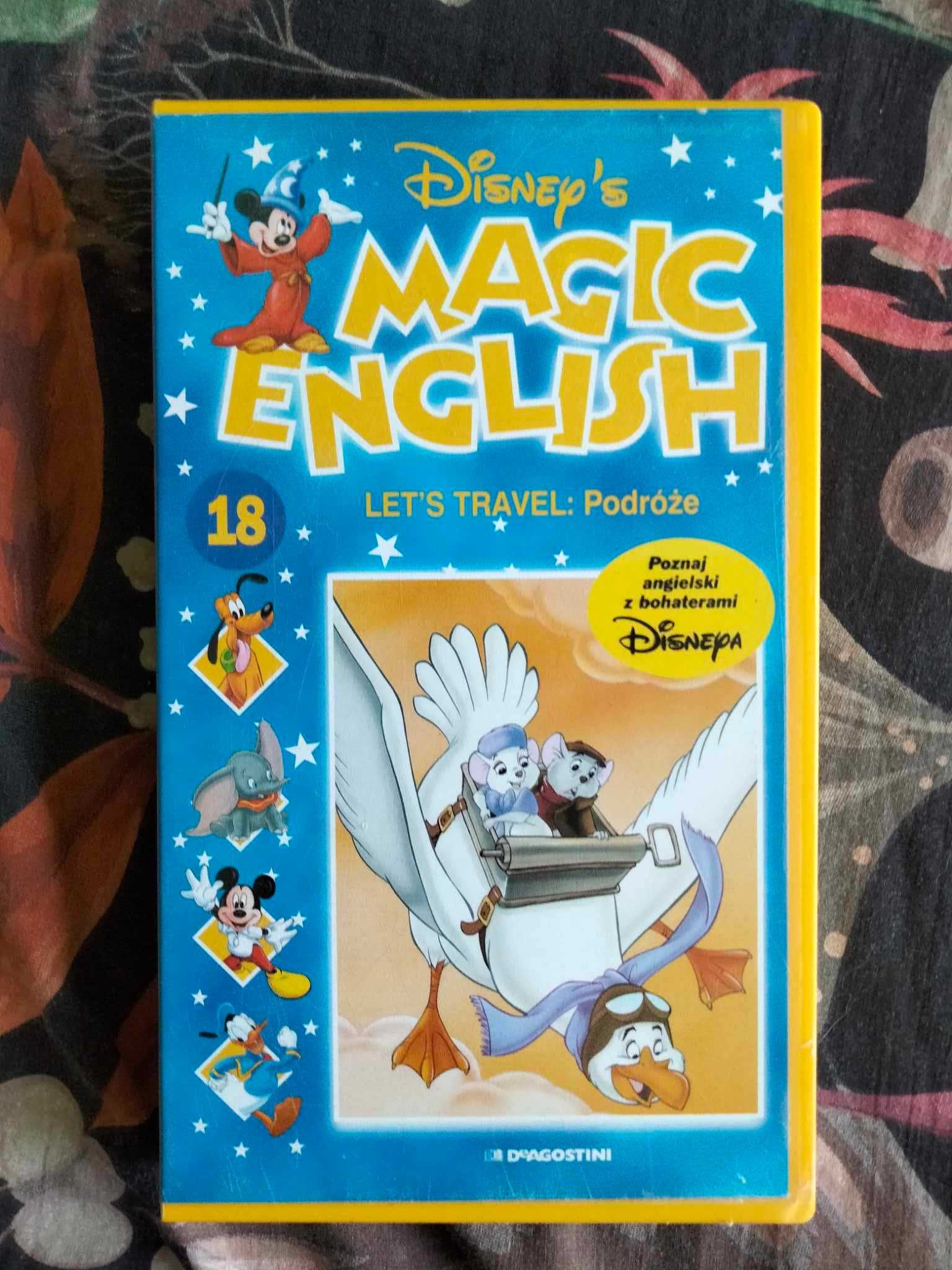 "Magic English: Let's travel. Podróże" VHS