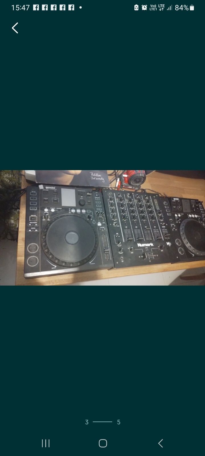 Konsoleta Gemini Cdj 700,Gramofon numark tt200.Razem lub osobno sprzed