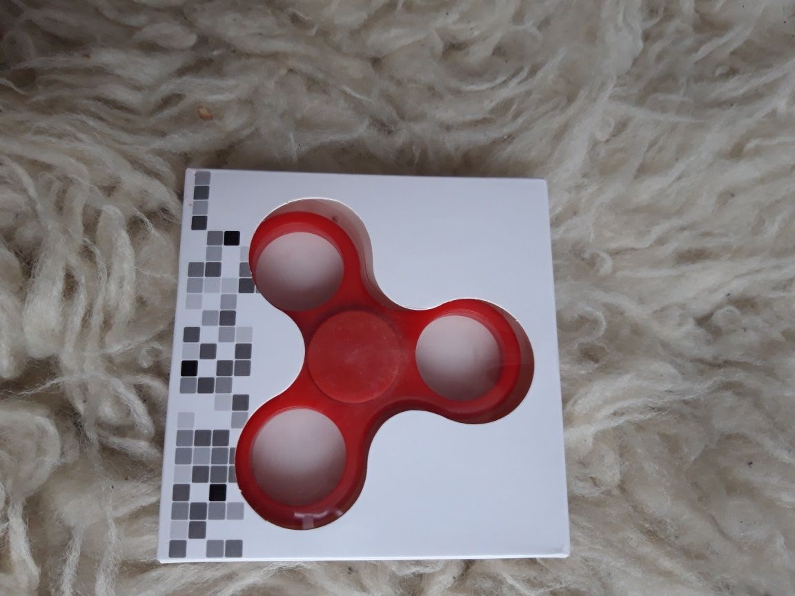 Fidget spinner czerwony