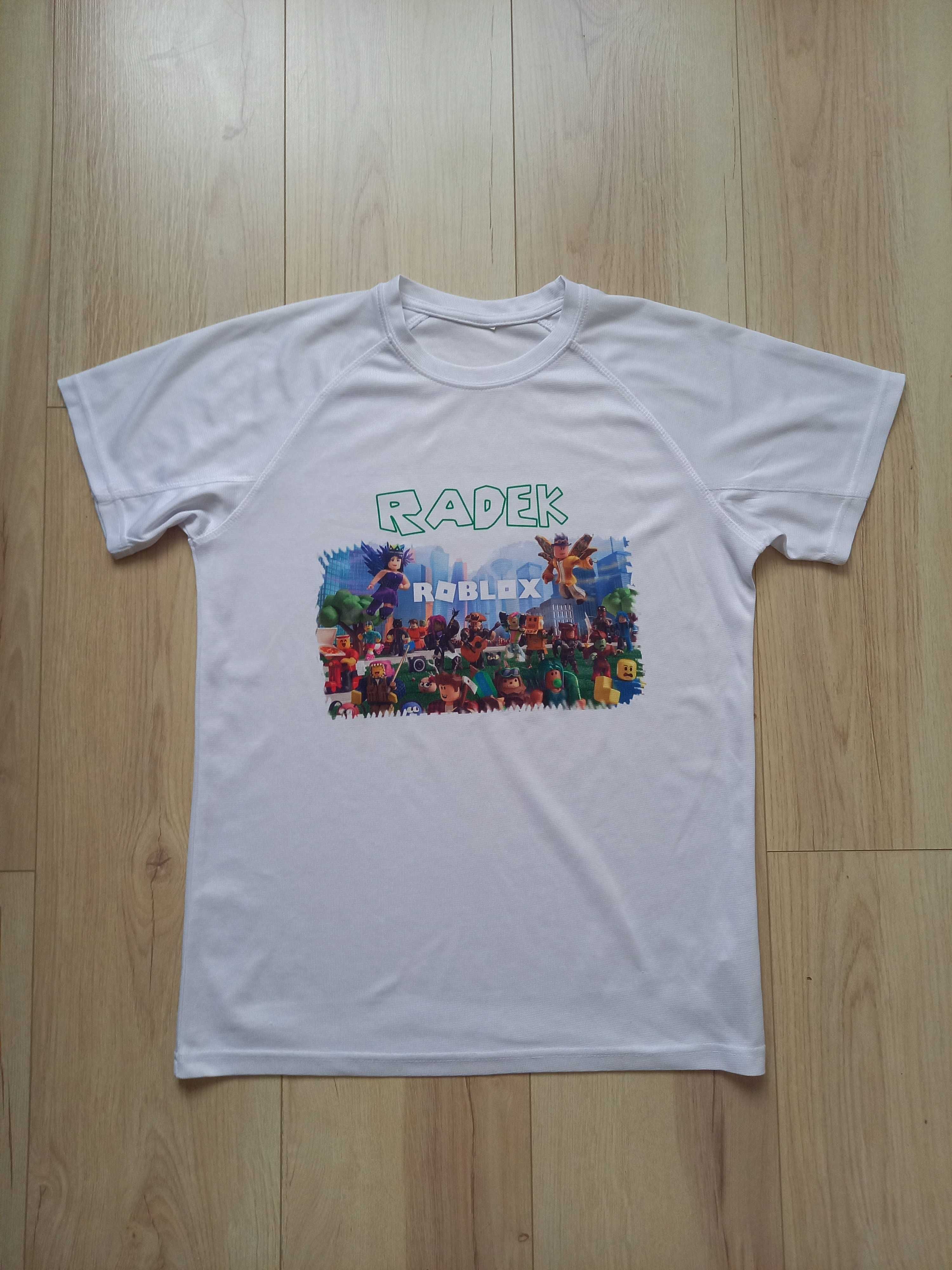 T-shirt krótki rękaw ROBLOX imię RADEK r.164 na WF