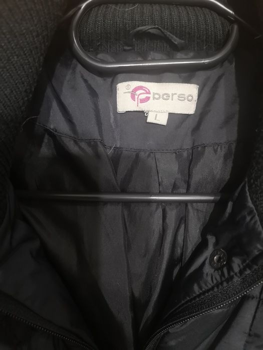 Zimowa, długa kurtka /płaszcz Perso rozm L