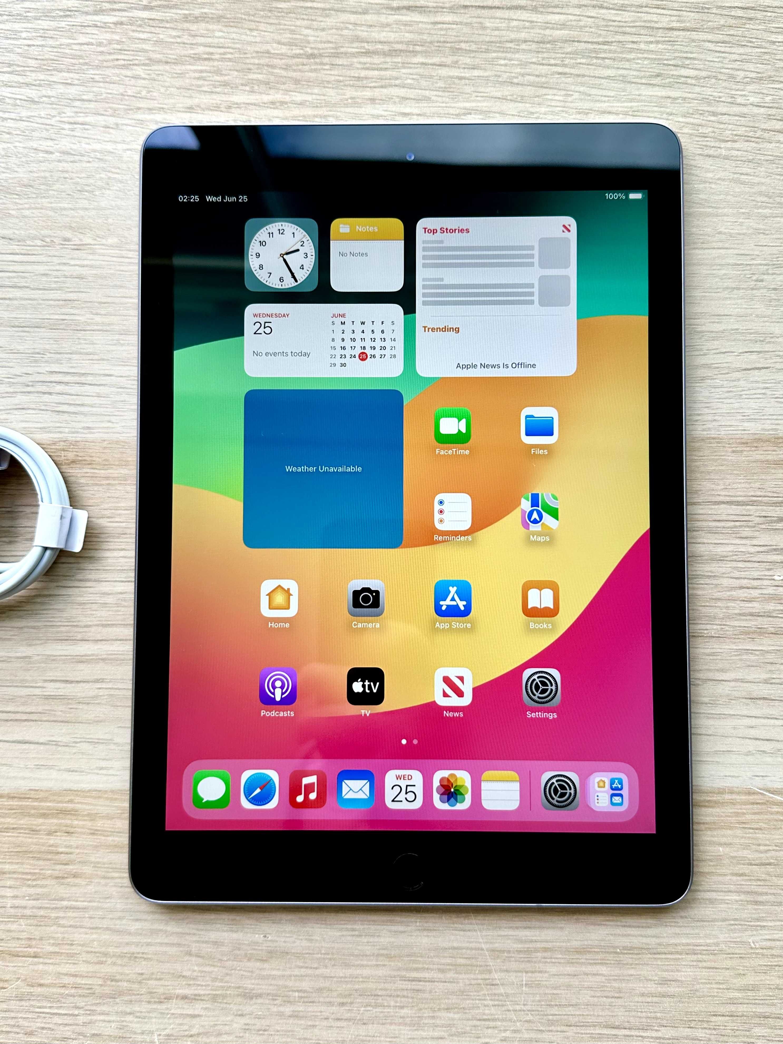 iPad 6 32GB Wi-Fi – 93% 57 Cykli Baterii, Sprawny, Bez Blokad