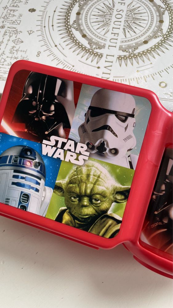 Star Wars pudełko śniadaniowe z kubkiem