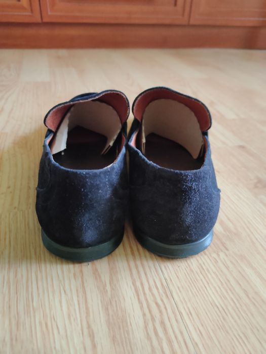 Замшевые туфли, лоферы OSCAR 42 р.