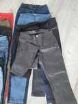 Spodnie jeans materiałowe