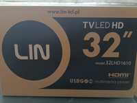 Телевізор LIN 32 LED HD  Т2 новий в наявності Гарантія