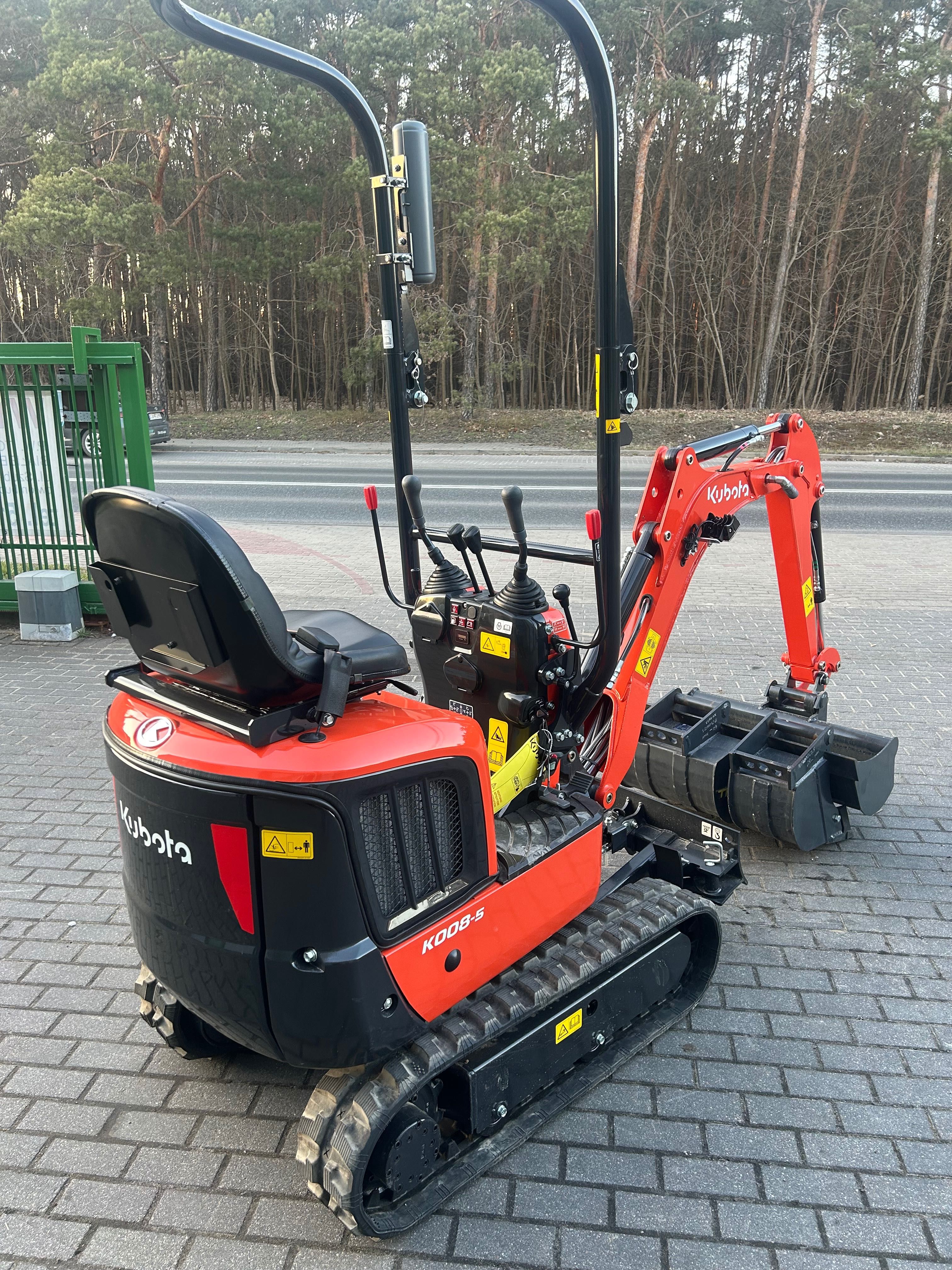 Minikoparka Kubota KX008  2025 Demo Gwarancja