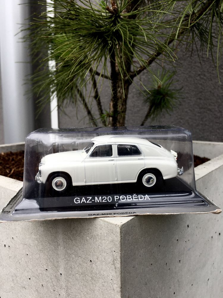Kolekcjonerski GAZ M20 POBIEDA-kultowe auta PRL,model,autka,kolekcja