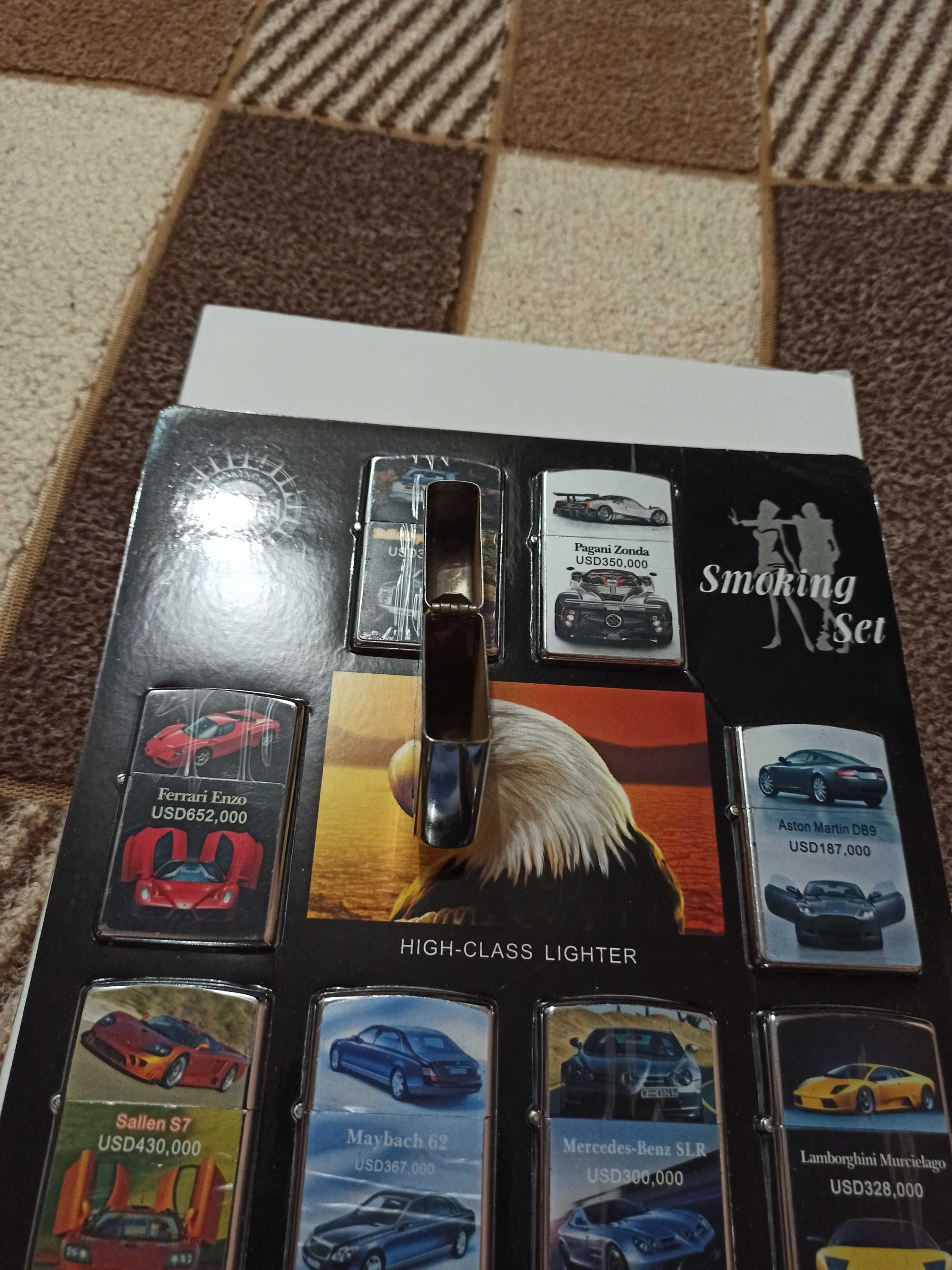 Зажигалки типу зіппо zippo smoking set нові з машинами олх доставка