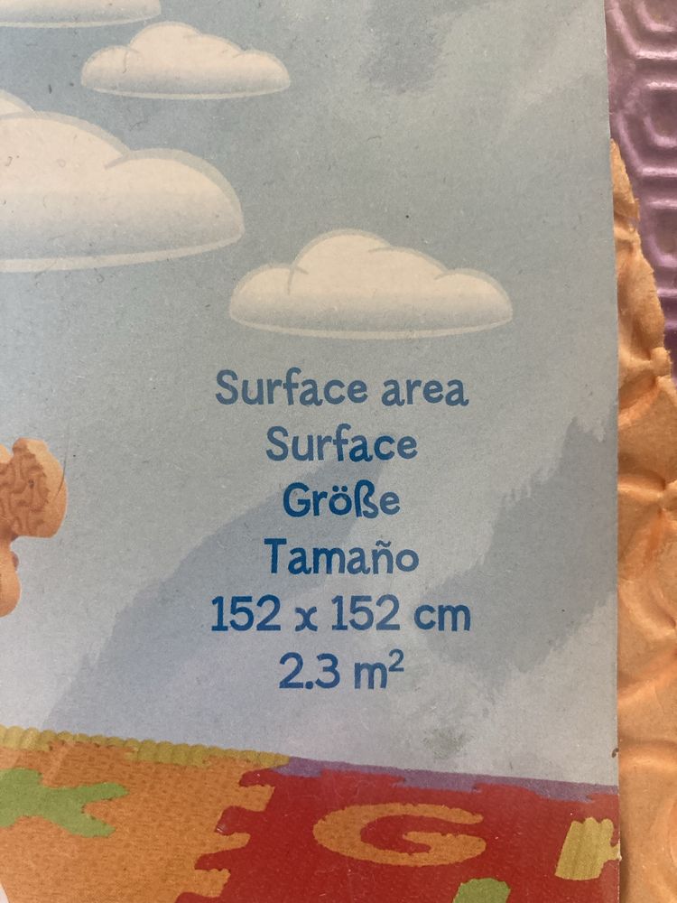 Tapete p/ criança espuma puzzle