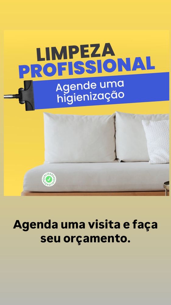 Limpeza e higienizaçao para seu sofá.