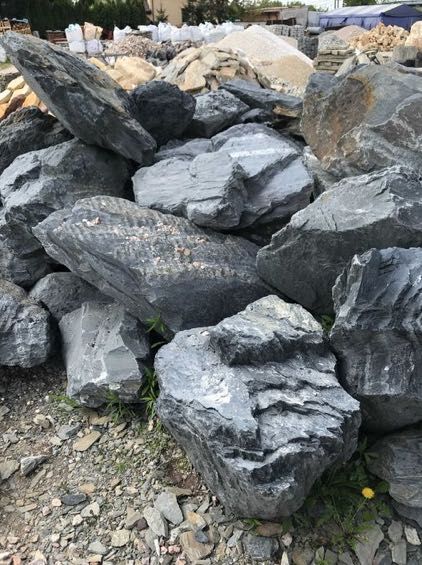 ŁUPEK FILITOWY Czarny Skała Akwarystyczna Kamień do Terrarium Malawi