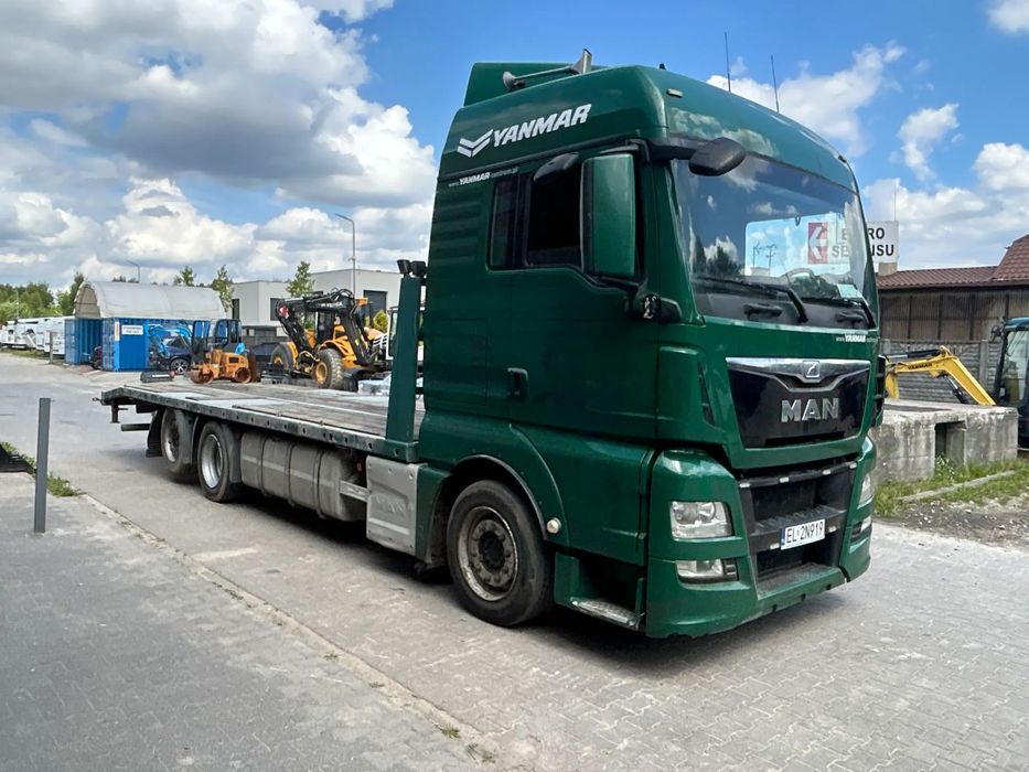 MAN TGX 26.360  Laweta BDF; LOW DECK; idealny do maszyn