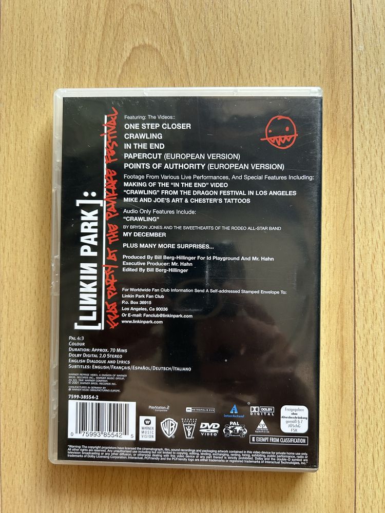 Linkin Part - Frat Party At The Pankake Festival DVD
