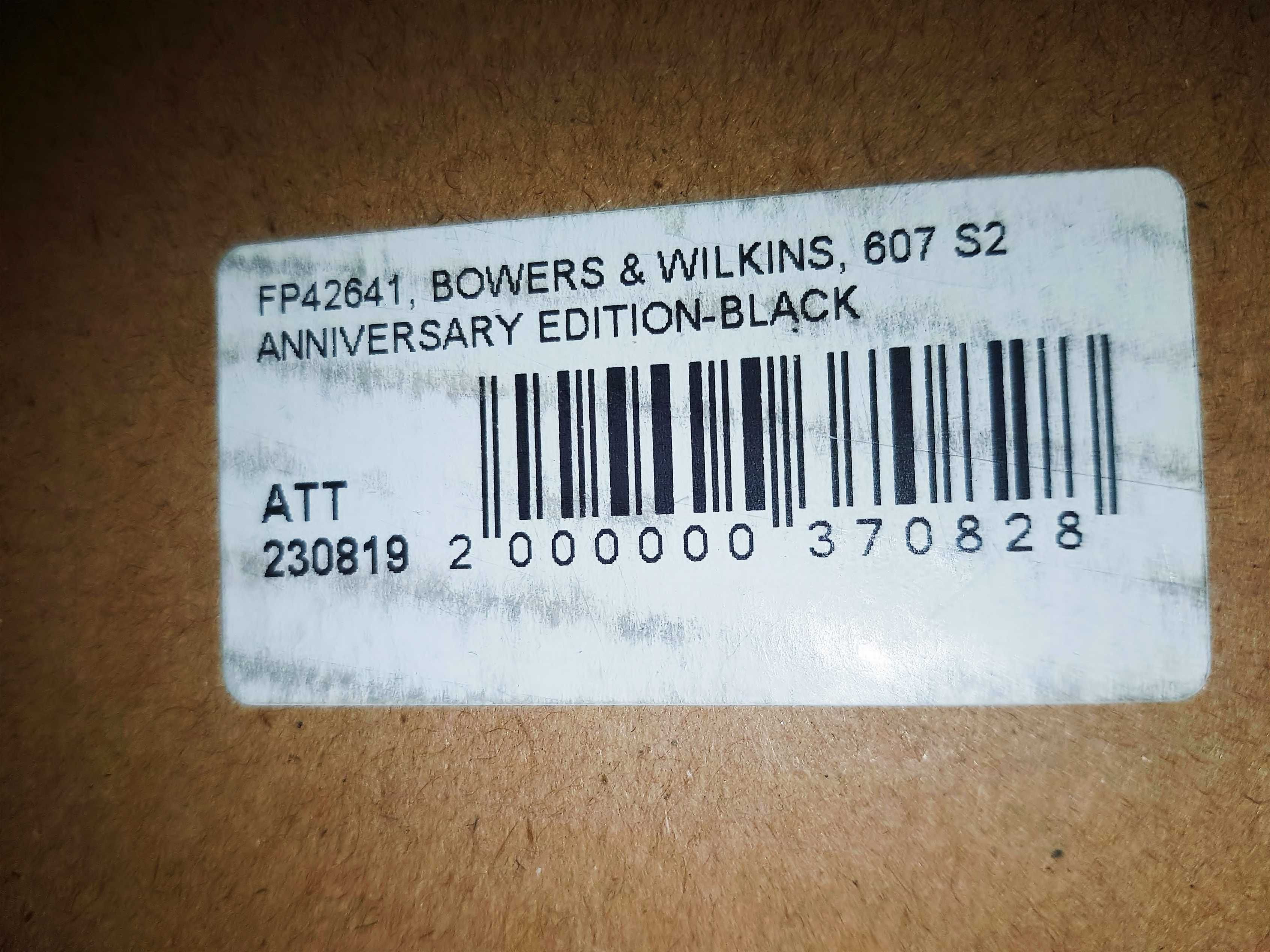 Колонки B&W 607 S2 Anniversary Edition Black /НОВЫЕ/