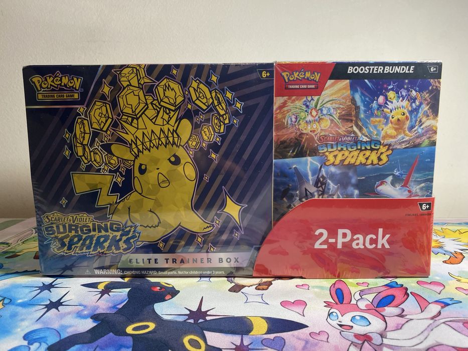 Pokemon Surging Sparks Elite Trainer Box 2-pakc Costco