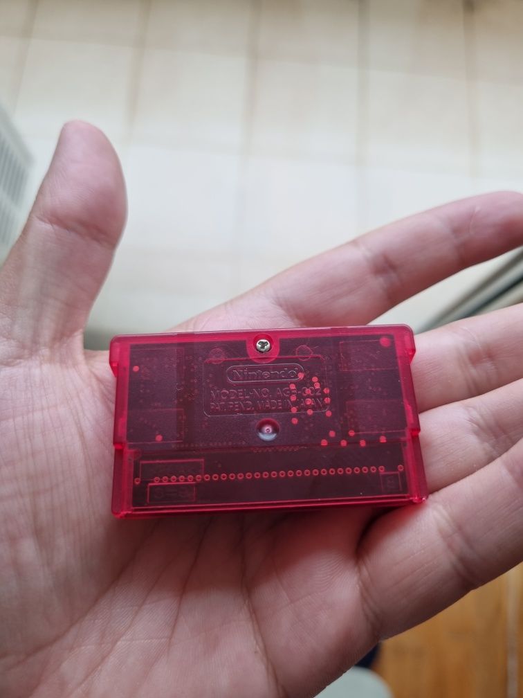 Jogo pokemon ruby gameboy color advance SP