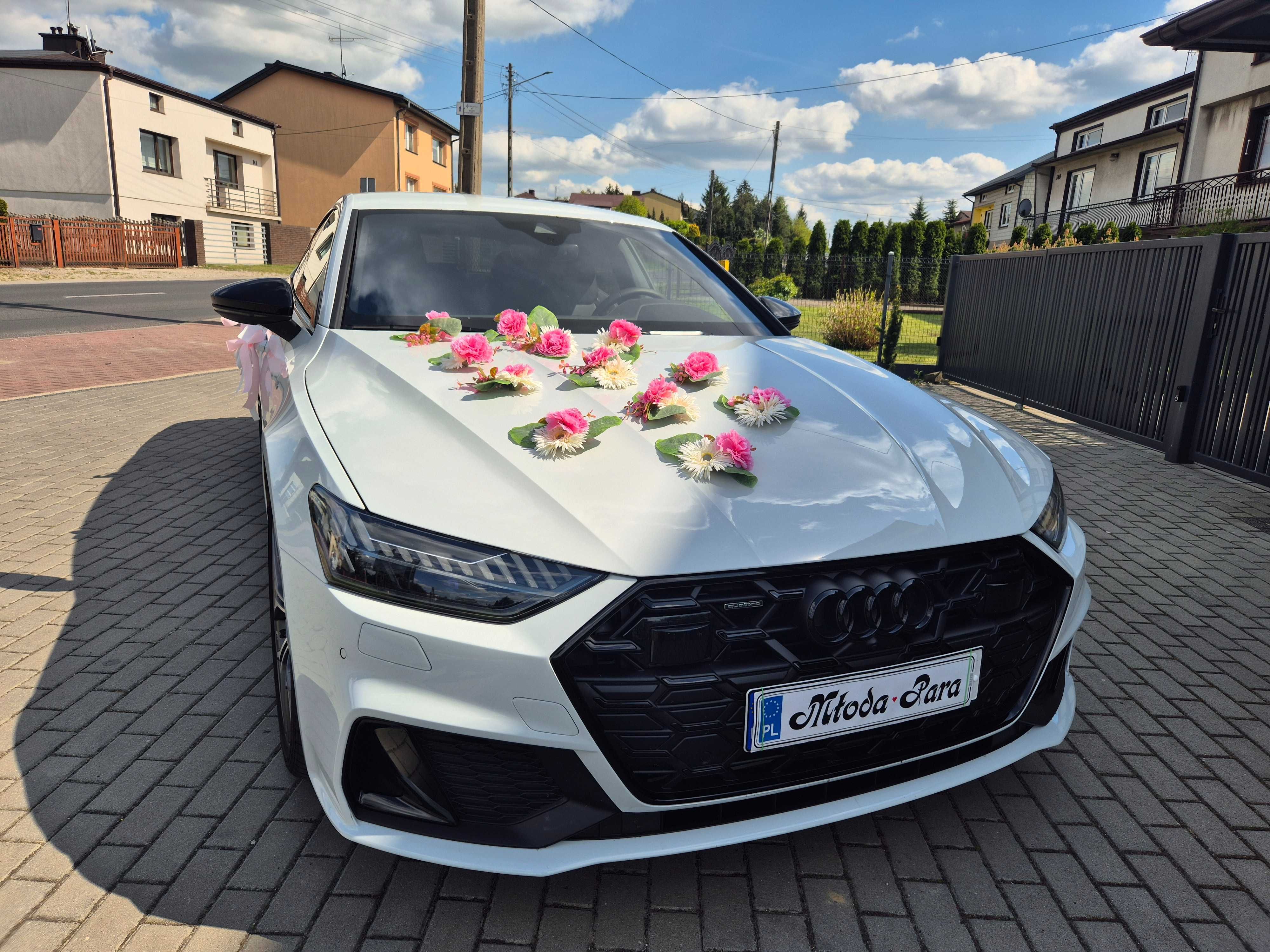 Auto samochód do ślubu LUKSUS - Nowe AUDI A5 i A7 / wynajem