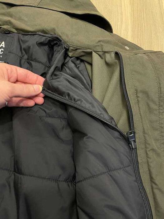 Курточка-парка Zara 2в1 M-ка с высоким воротам