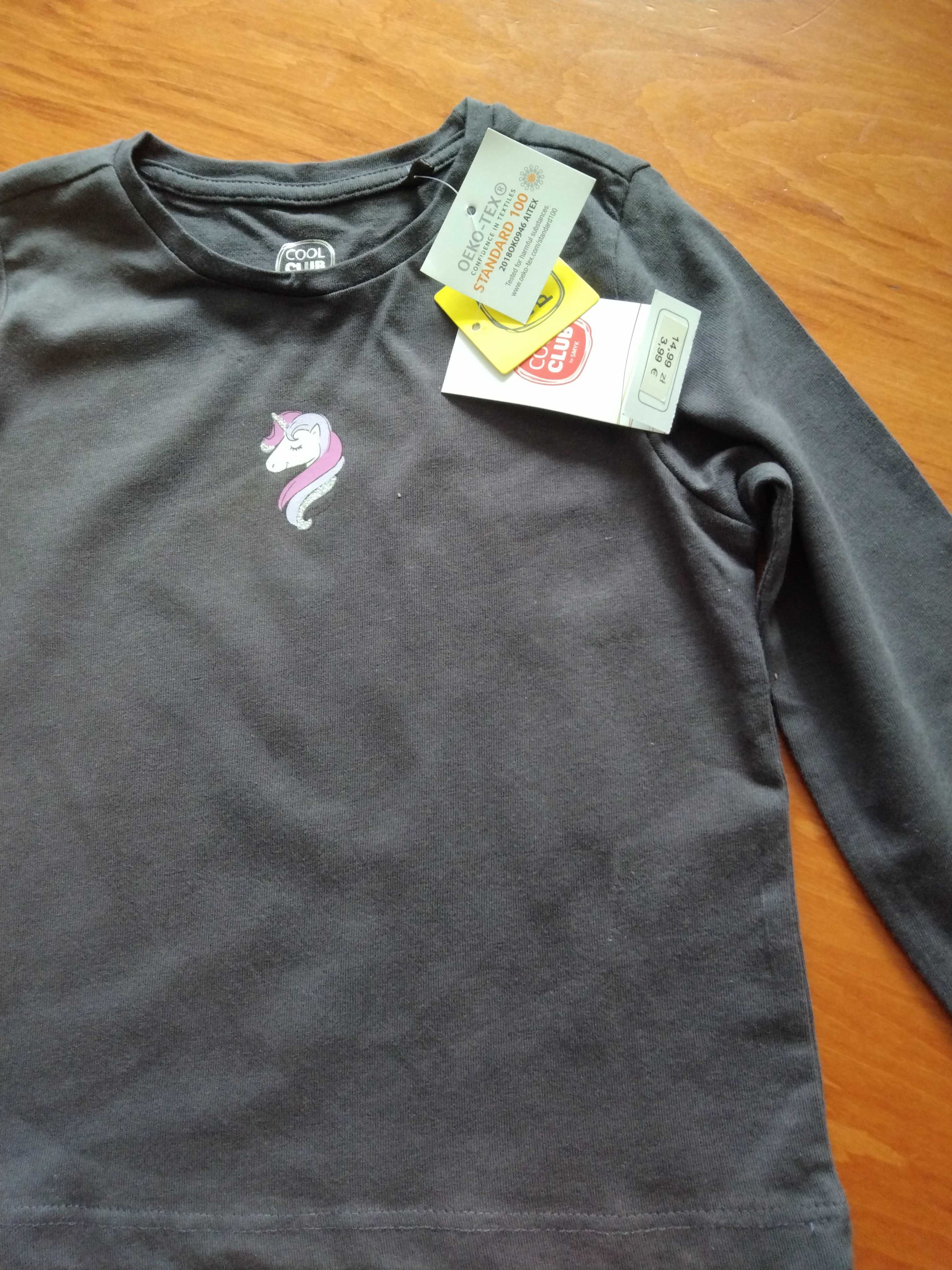 T-shirt dziewczęcy Jednorożec r.92 Cool Club