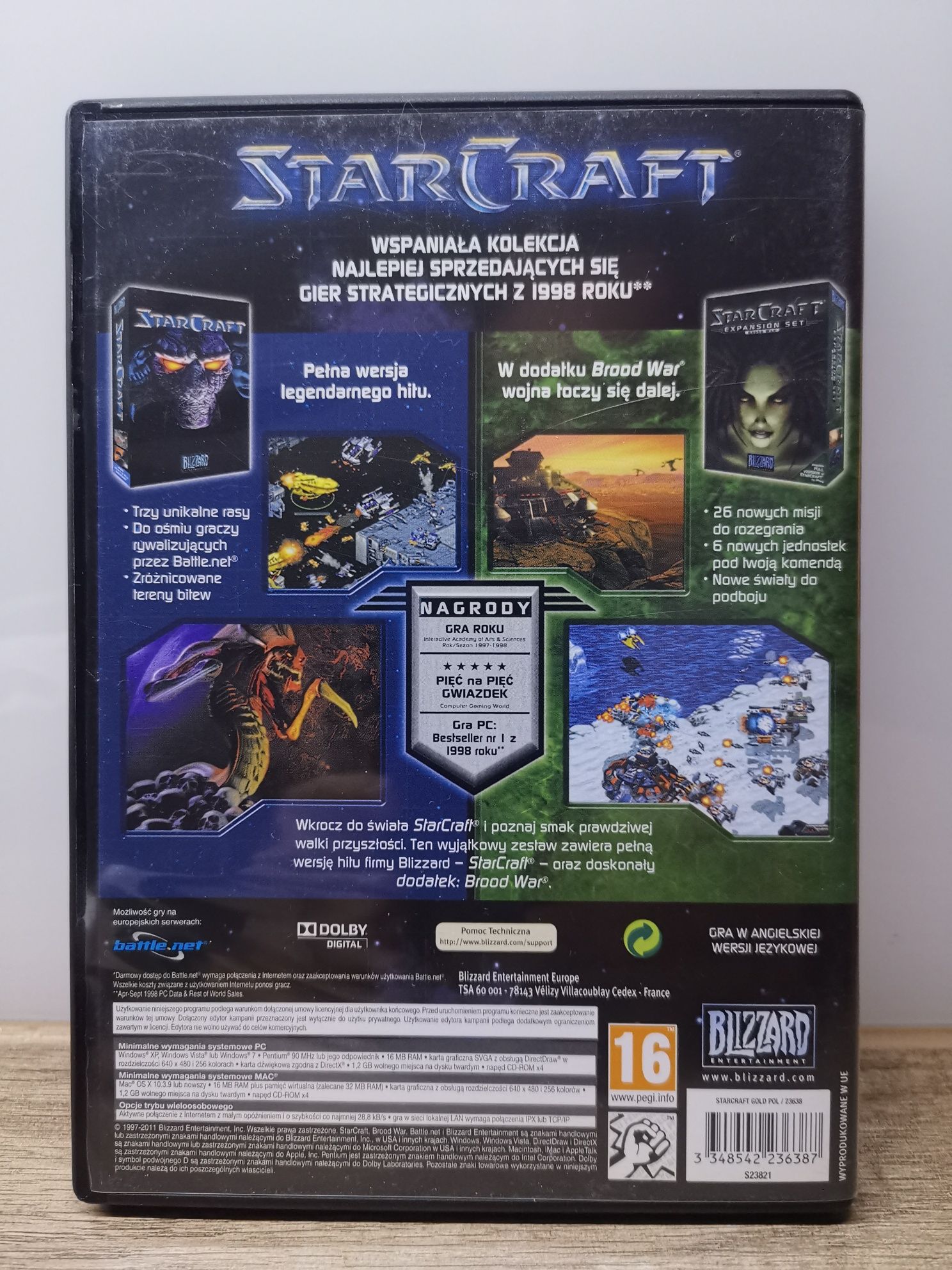 Gra PC Starcraft gra Klasyka Retro