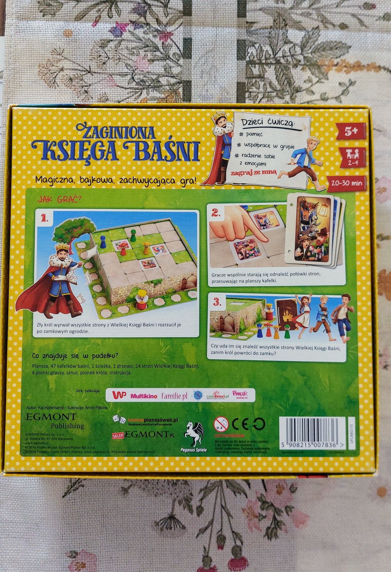 Gra Zaginiona Księga Baśni. Egmont wiek 5+
