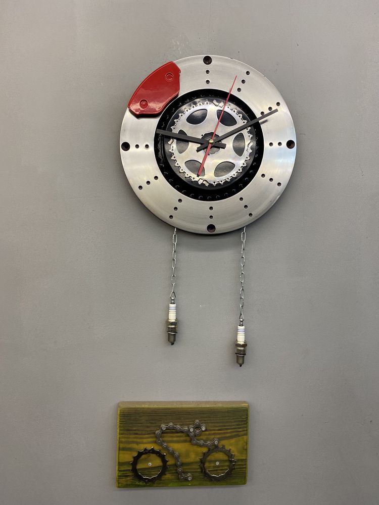 Часы Loft из тормозного диска