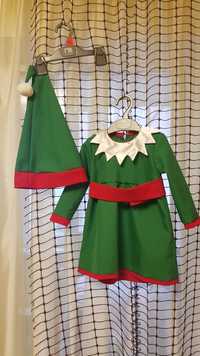 Сукня-костюм ельфа новорічний