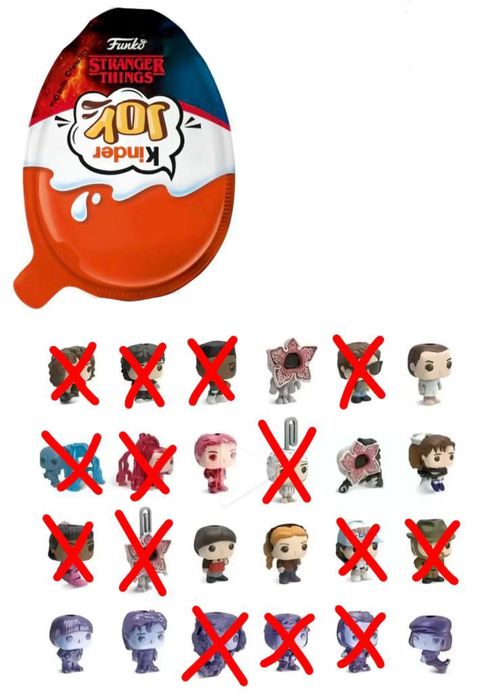 Фігурки дивні дива з кіндер джой фанко поп фігурки фанко поп