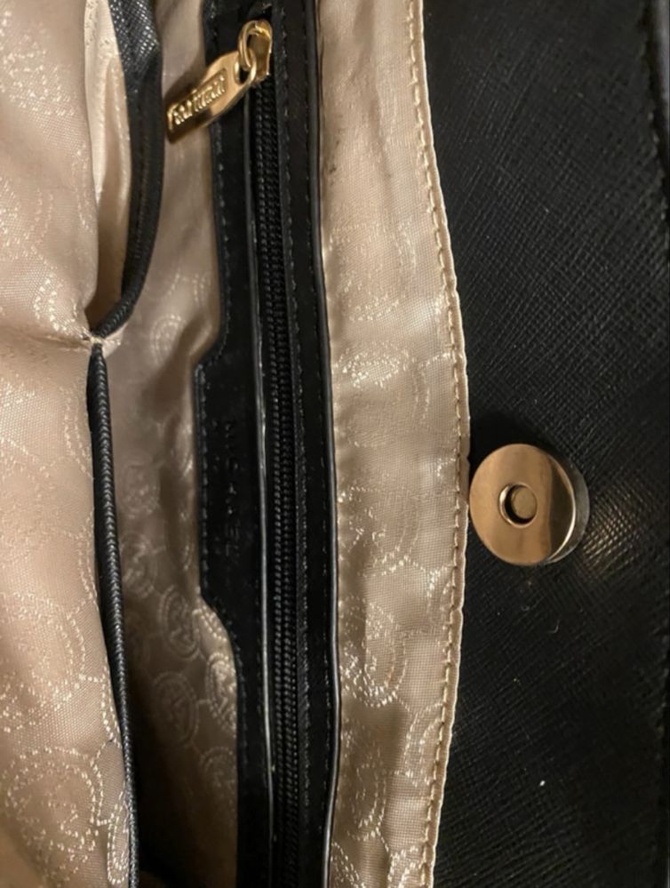 Czarna Duża  Torebka Michael Kors Pojemna